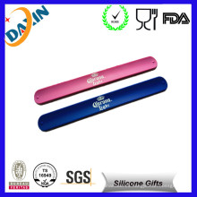 Regalos promocionales Custom Silicone Slap Bracelets Bulk